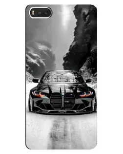 Чехол для Xiaomi Mi8 с картинкой «BMW — акварельный дрифт»