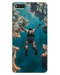 Чехол для Xiaomi Mi8 с картинкой «PUBG — свободное падение»