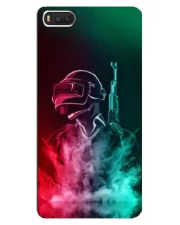 Чехол для Xiaomi Mi8 с картинкой «PUBG — огненный воин»