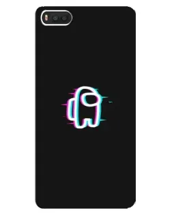 Чехол для Xiaomi Mi8 с картинкой «Among Us неон»