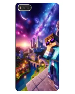Чехол для Xiaomi Mi8 с картинкой «Стив и космос»