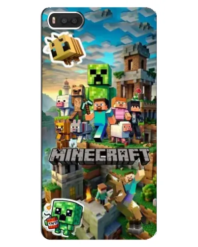 Чехол для Xiaomi Mi8 с картинкой «Замок Minecraft»