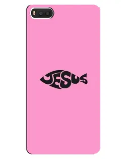 Чохол для Xiaomi Mi8 з картинкою «Рожевий символ Jesus»