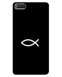 Чехол для Xiaomi Mi8 с картинкой «Символ рыбы Jesus»