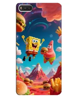 Чехол для Xiaomi Mi8 с картинкой «Космический фастфуд» Чехол для Xiaomi Mi8 с картинкой «Космический фастфуд»