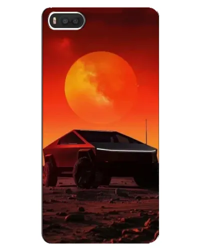 Чехол для Xiaomi Mi8 с картинкой «Cybertruck на Марсе»