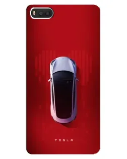 Чехол для Xiaomi Mi8 с картинкой «Tesla Top View»