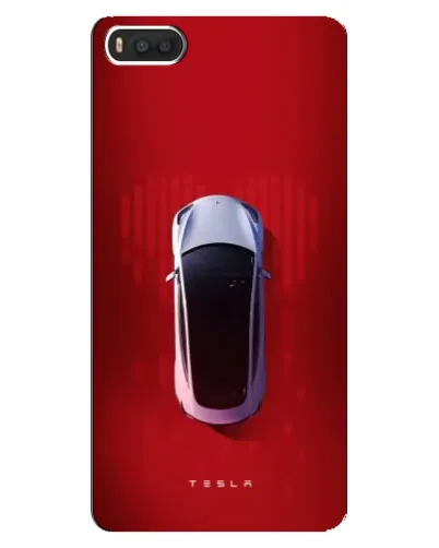 Чехол для Xiaomi Mi8 с картинкой «Tesla Top View»