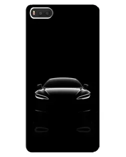 Чехол для Xiaomi Mi8 с картинкой «Силуэт Tesla Night»