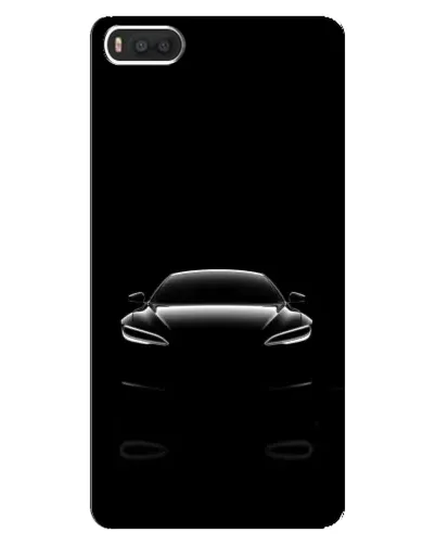 Чехол для Xiaomi Mi8 с картинкой «Силуэт Tesla Night»