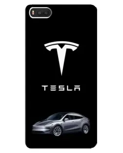 Чехол для Xiaomi Mi8 с картинкой «Tesla Model Y»