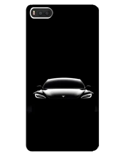 Чехол для Xiaomi Mi8 с картинкой «Фары Tesla Night»