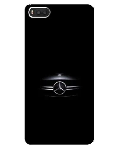 Чехол для Xiaomi Mi8 с картинкой «Mercedes — абстрактные линии»