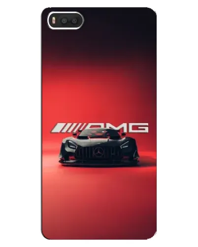 Чехол для Xiaomi Mi8 с картинкой «Mercedes AMG — красная линия»
