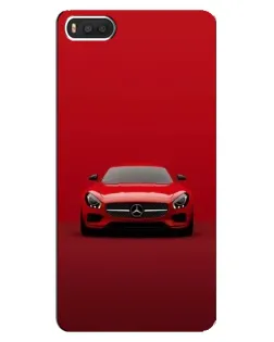 Чехол для Xiaomi Mi8 с картинкой «Красный Mercedes AMG»
