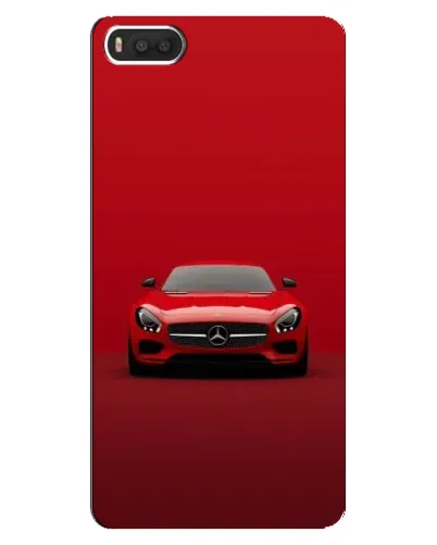 Чехол для Xiaomi Mi8 с картинкой «Красный Mercedes AMG»
