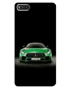 Чехол для Xiaomi Mi8 с картинкой «Mercedes — неоновый лого»