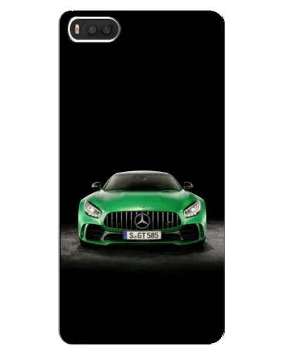 Чехол для Xiaomi Mi8 с картинкой «Mercedes — неоновый лого»