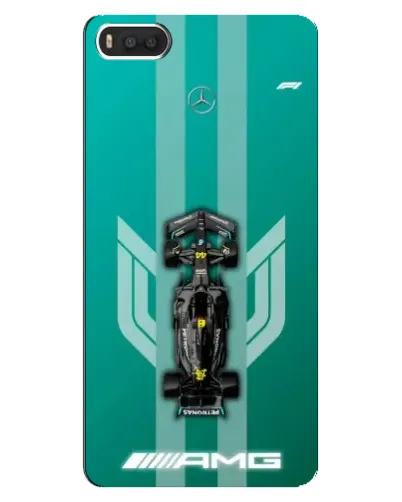Чехол для Xiaomi Mi8 с картинкой «Mercedes AMG Petronas»