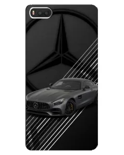 Чехол для Xiaomi Mi8 с картинкой «Mercedes AMG — графика»