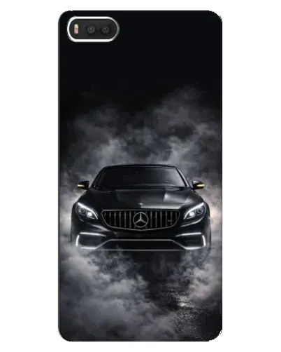 Чехол для Xiaomi Mi8 с картинкой «Mercedes в дыму»