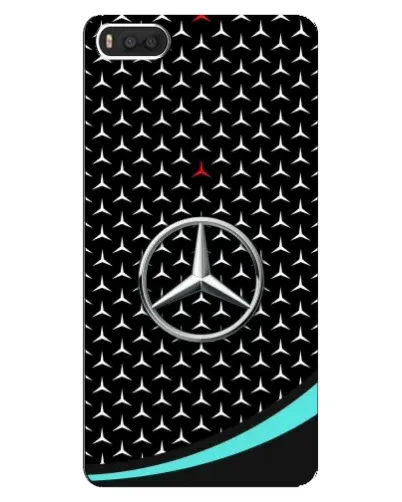 Чехол для Xiaomi Mi8 с картинкой «Mercedes — бирюзовый акцент»