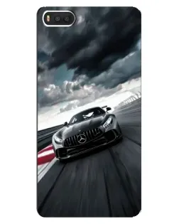 Чехол для Xiaomi Mi8 с картинкой «Гоночный Mercedes AMG»