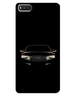 Чехол для Xiaomi Mi8 с картинкой «Audi — ночной контур»