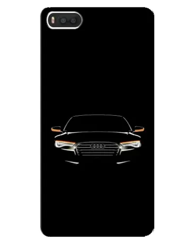 Чехол для Xiaomi Mi8 с картинкой «Audi — ночной контур»