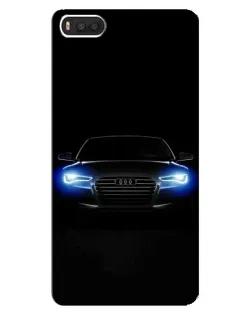 Чехол для Xiaomi Mi8 с картинкой «Audi в неоне»