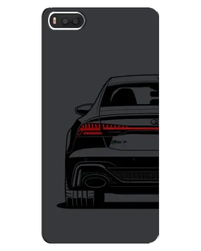 Чехол для Xiaomi Mi8 с картинкой «Задняя часть Audi — арт»