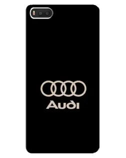 Чехол для Xiaomi Mi8 с картинкой «Audi — золотой логотип»