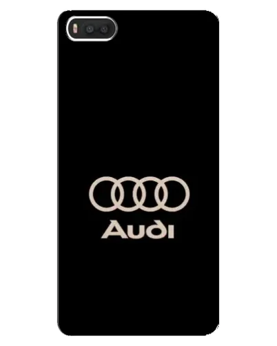 Чехол для Xiaomi Mi8 с картинкой «Audi — золотой логотип»