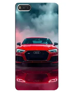 Чехол для Xiaomi Mi8 с картинкой «Audi RS — красный стиль»
