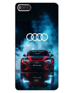 Чехол для Xiaomi Mi8 с картинкой «Audi Sport — неон»
