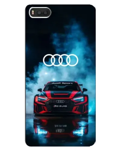 Чехол для Xiaomi Mi8 с картинкой «Audi Sport — неон»