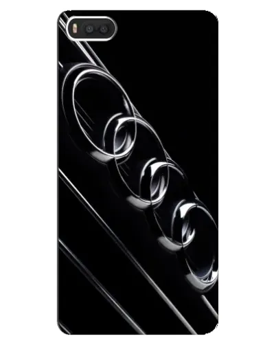 Чехол для Xiaomi Mi8 с картинкой «Audi — абстрактные кольца»