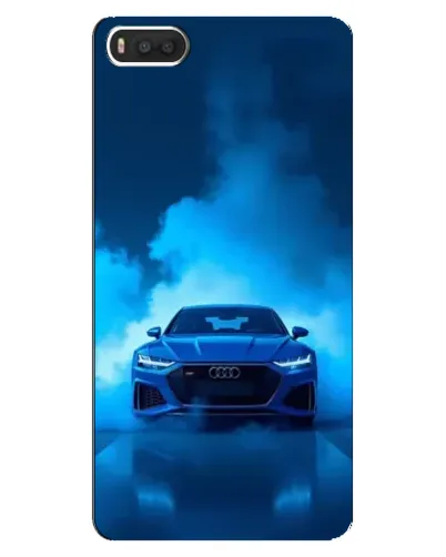 Чехол для Xiaomi Mi8 с картинкой «Audi — голубая энергия»