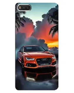 Чехол для Xiaomi Mi8 с картинкой «Audi — закат»