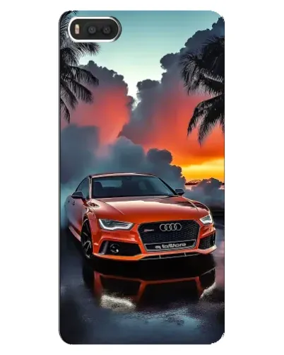 Чехол для Xiaomi Mi8 с картинкой «Audi — закат»