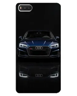 Чехол для Xiaomi Mi8 с картинкой «Audi — ночное отражение»