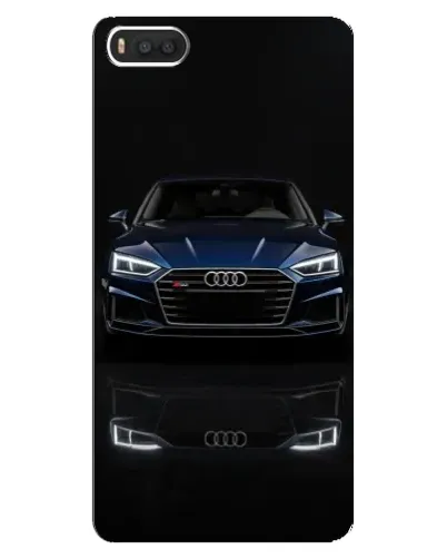 Чехол для Xiaomi Mi8 с картинкой «Audi — ночное отражение»