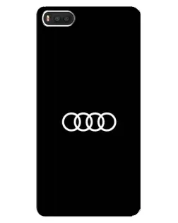 Чехол для Xiaomi Mi8 с картинкой «Audi White Logo»