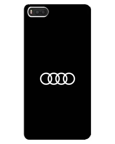 Чехол для Xiaomi Mi8 с картинкой «Audi White Logo»