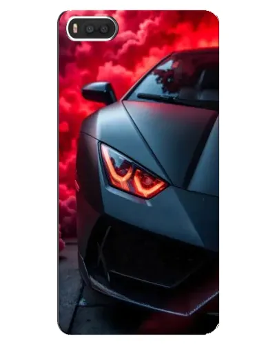 Чехол для Xiaomi Mi8 с картинкой «Lamborghini красное сияние» Чехол для Xiaomi Mi8 с картинкой «Lamborghini красное сияние»