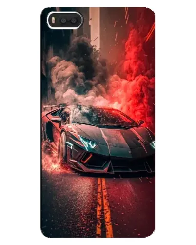Чехол для Xiaomi Mi8 с картинкой «Lamborghini красный дым» Чехол для Xiaomi Mi8 с картинкой «Lamborghini красный дым»