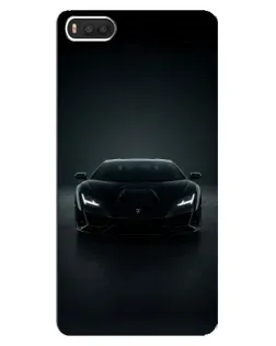 Чехол для Xiaomi Mi8 с картинкой «Черный Lamborghini Aventador»