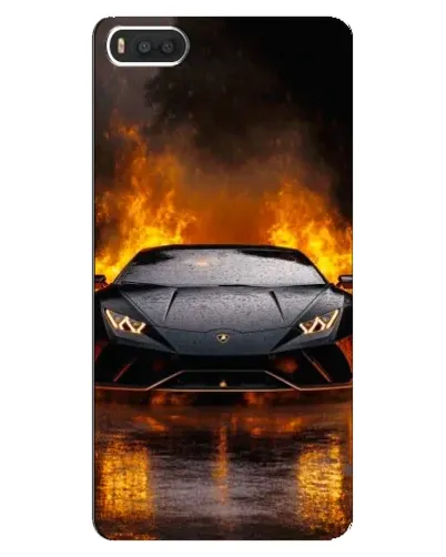 Чехол для Xiaomi Mi8 с картинкой «Lamborghini в огне» Чехол для Xiaomi Mi8 с картинкой «Lamborghini в огне»