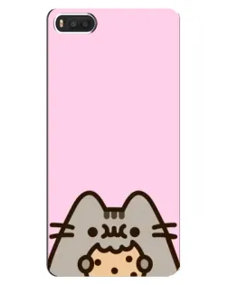 Чехол для Xiaomi Mi8 с картинкой «Pusheen и печенье» Чехол для Xiaomi Mi8 с картинкой «Pusheen и печенье»
