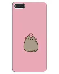Чехол для Xiaomi Mi8 с картинкой «Pusheen сердце»